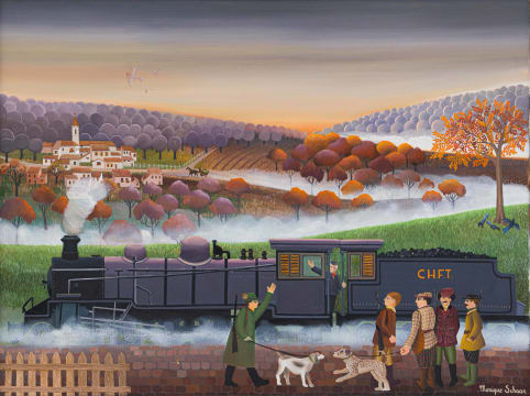 Monique Schaar; Le Rendez-vous des Chasseurs (The Meeting of the Hunters)