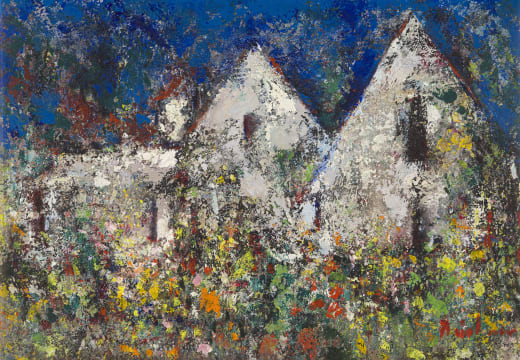 Carl Büchner; Houses with Gables