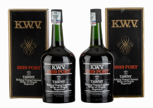 KWV; Tawny Port; 1939; 2 (1 x 2); 750ml