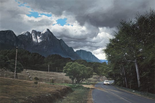 John Meyer; Road Towards Jonkershoek Nature Reserve