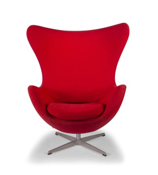 An Arne Jacobsen 'Model 3317' Egg Chair, designed 1957 for Fritz