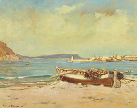 Nerine Desmond; Seascape with Fishing Boat