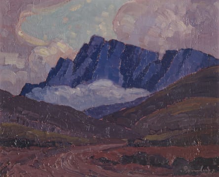 Jacob Hendrik Pierneef; Outeniquas (sic), Naby Knysna (Outeniqua Mountains, Near Knysna)