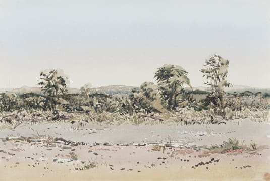 Walter Westbrook; Landscape with Trees