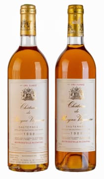 de Rayne Vigneau; Sauternes; 1988 & 1989; 2 (1 x 2); 750ml