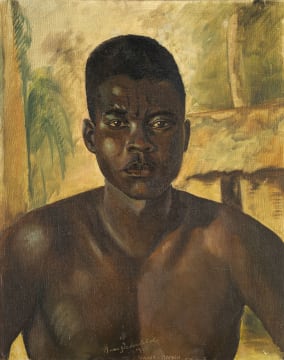 Belgian School; Portrait of a Man