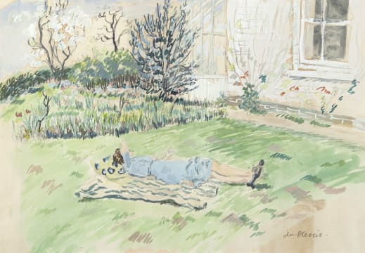Enslin du Plessis; Resting Woman