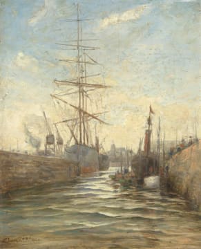 Edward Clark Churchill Mace; Cape Town Harbour