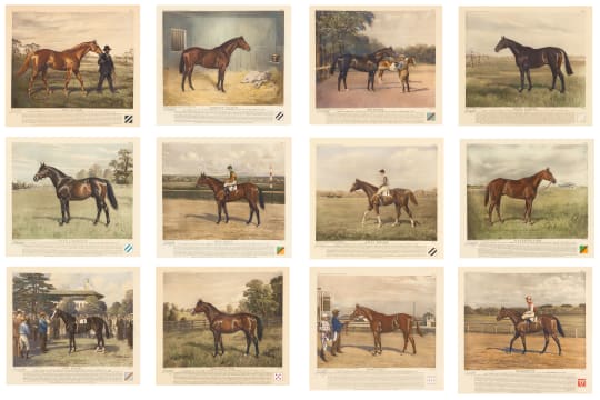 Franklin Brooke Voss; Famous American Thoroughbreds, twelve