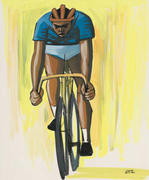 Peter Clarke; Racing Cyclist