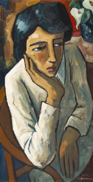 Hennie Niemann Snr; Pensive Figure