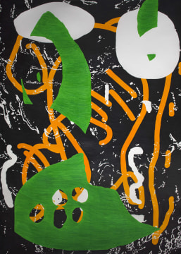 Cameron Platter; Stain (Orange Rain)