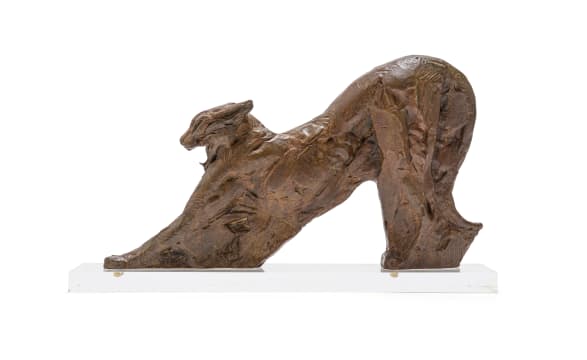 Dylan Lewis; Stretching Oriental Cat (S149)
