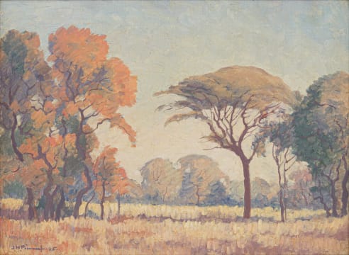 Jacob Hendrik Pierneef; Autumn Landscape