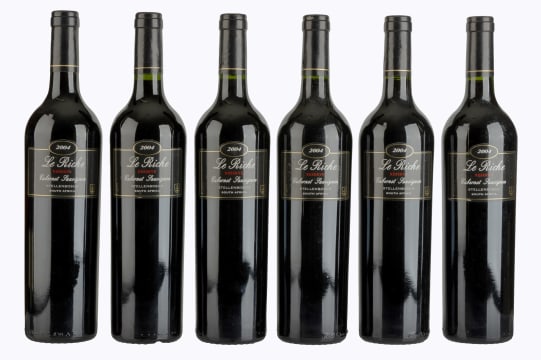 Le Riche; Cabernet Sauvignon Reserve; 2004; 6 (1 x 6); 750ml