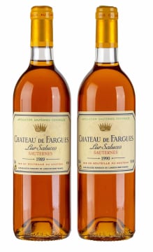 de Fargues; Sauternes; 1989 & 1990; 2 (1 x 2); 750ml