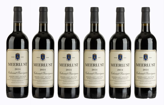 Meerlust; Cabernet Sauvignon; 2014; 6 (1 x 6); 750ml