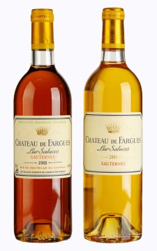 de Fargues; Sauternes; 1988 & 2005; 2 (1 x 2); 750ml