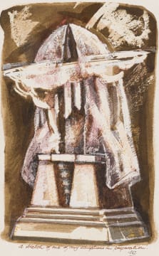 Neels Coetzee; A Sketch of One of my Sculptures in Preparation