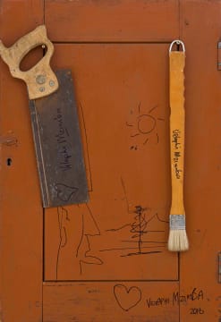 Velaphi (George) Mzimba; Composition with Found Objects
