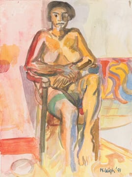 Nichola Alice Leigh; Seated Nude
