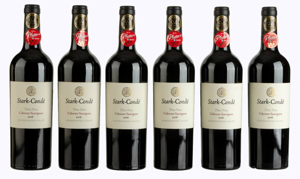 Stark-Condé; Three Pines Cabernet Sauvignon; 2016; 6 (1 x 6); 750ml