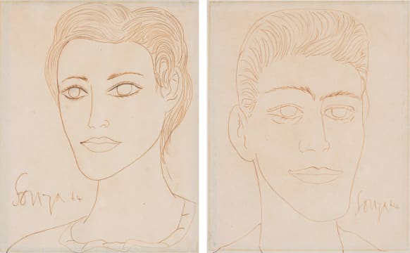 Francis Newton Souza; Ethel Coleman; Trevor Coleman, two