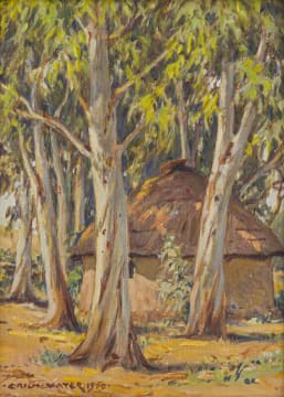 Erich Mayer; Trees and Hut
