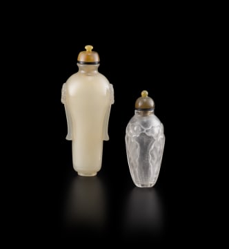 A Chinese smoky quartz snuff bottle, Qing Dynasty, late 19th/early 20th century