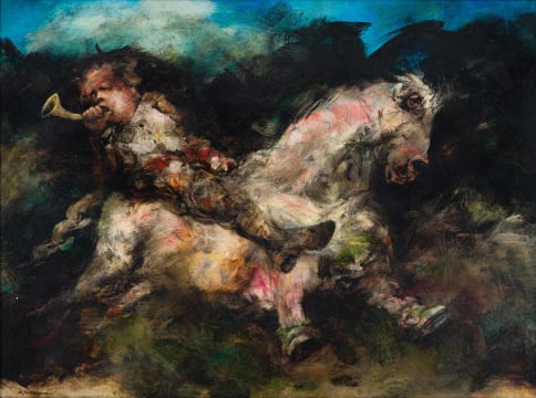 Karin Jaroszynska; Piper on a Horse