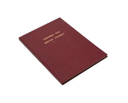Walter Battiss; Mesmerik Poo Writtet Fookbat, Artist's Copy and Fook poem, two
