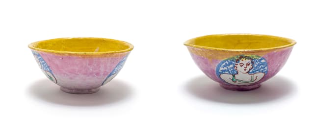 Hylton Nel; Yellow Bowls with Figures