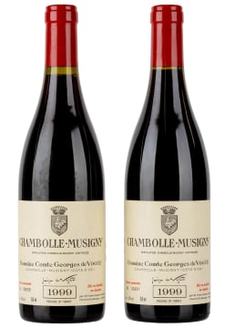 Georges de Vogüé; Chambolle-Musigny 1er Cru; 1999; 2 (1 x 2); 750ml