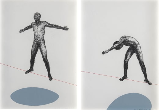 Kristin Hua Yang; Out of Balance I; Out of Balance II, two