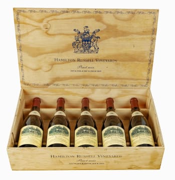Hamilton Russell Vineyards; Pinot Noir Vertical; 2005 - 2009; 5 (1 x 5); 750ml