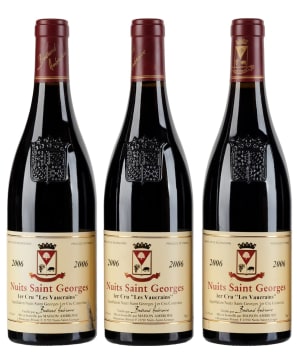 Bertrand Ambroise; Nuits-Saint-Georges 1er Cru Les Vaucrains; 2006; 3 (1 x 3); 750ml