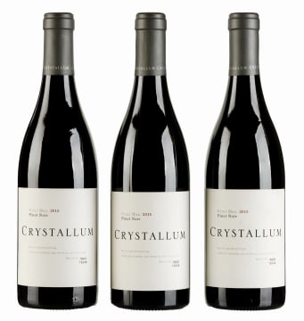 Crystallum; Peter Max Pinot Noir; 2015; 3 (1 x 3); 750ml