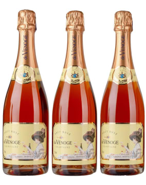 De Venoge; Brut Rosé; NV; 3 (1 x 3); 750ml