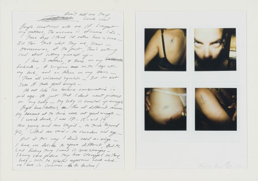Tracey Emin; Tattoo