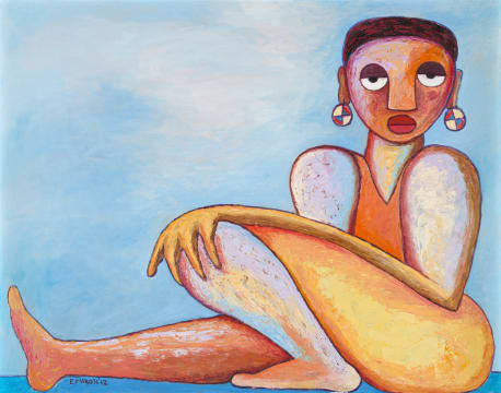 Ezequiel Mabote; Seated Figure