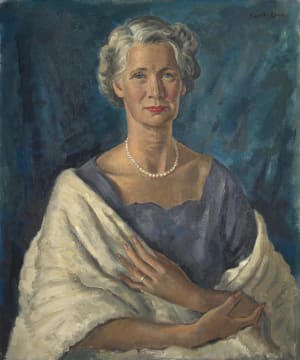 Alfred Neville Lewis; Portrait of a Lady
