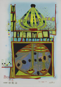 Friedensreich Hundertwasser; Homo Humus Come Va 10001 Nights How Do you Do