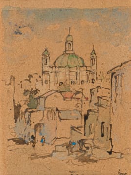 Gregoire Boonzaier; Street Scene