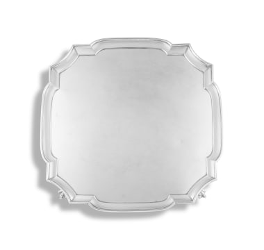 A George V silver tray, Harrods Ltd, London, 1936