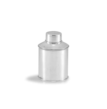 A George V silver tea caddy, maker William Hutton & Sons Ltd, Chester, 1914