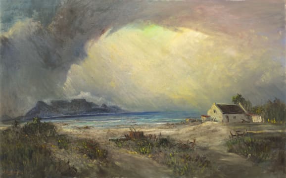 Gabriel de Jongh; View of Table Mountain from Milnerton