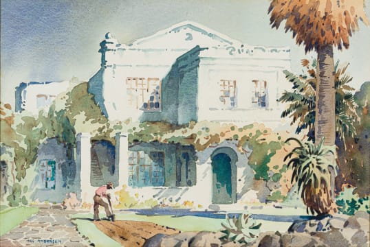 Nils Andersen; Huis van Hugo Naudé