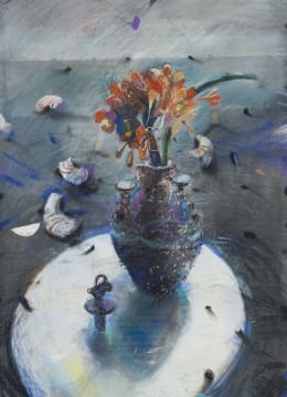 Louis Jansen van Vuuren; Flowers in a Vase
