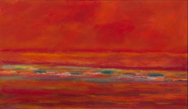 Herman van Nazareth; Orange Landscape