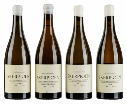 Sadie Family; Skerpioen Vertical; 2014, 2016 - 2018; 4 (1 x 4); 750ml